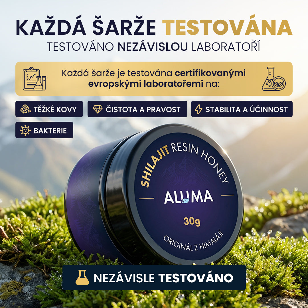 ALUMA Shilajit resin Honey - přírodní pryskyřice z Himálaje